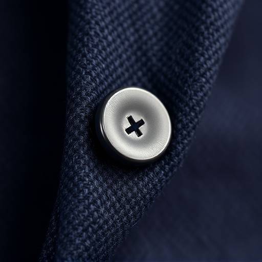 A close-up of a suit's fabric texture, showcasing fine wool fibers.